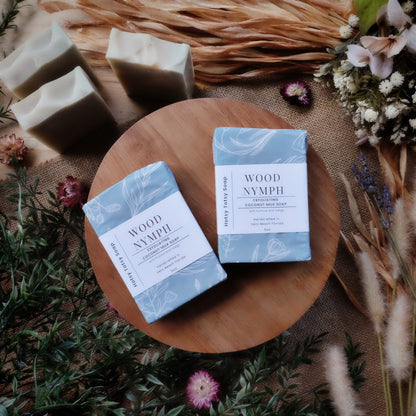 Wood Nymph: Earthy & Exfoliating Handcrafted Soap with Lavender, Lemongrass, Patchouli and Pumice