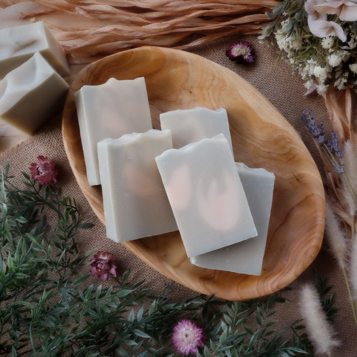 Wood Nymph: Earthy & Exfoliating Handcrafted Soap with Lavender, Lemongrass, Patchouli and Pumice