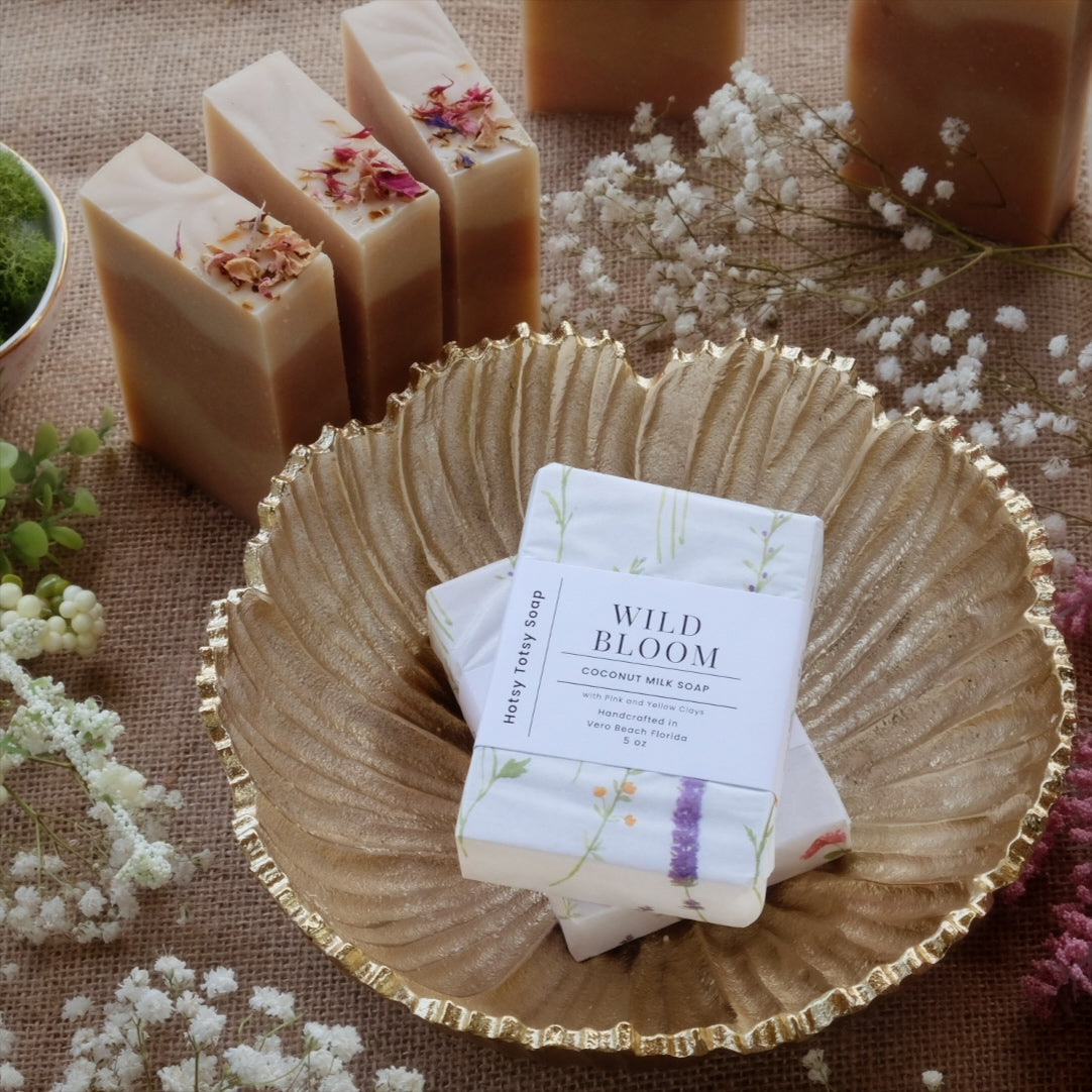 Wild Bloom: Pink Grapefruit & Palmarosa Coconut Milk Soap
