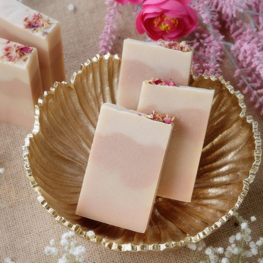 Wild Bloom: Pink Grapefruit & Palmarosa Coconut Milk Soap