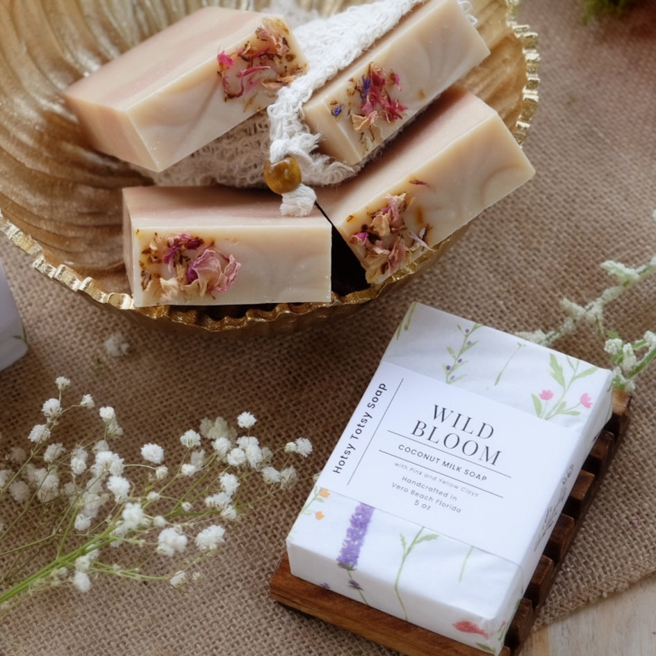 Wild Bloom: Pink Grapefruit & Palmarosa Coconut Milk Soap